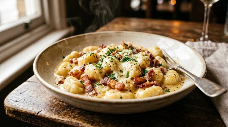 Creamy Bacon Gnocchi